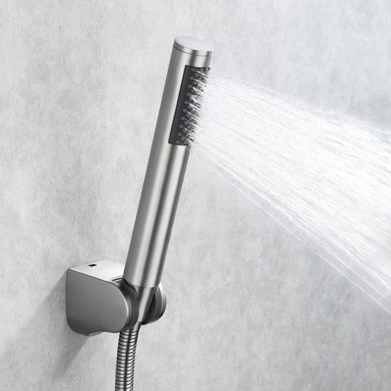 KES Bathroom Handheld Shower Head with Extra Long Hose and Bracket Holder Shower Wand Polished SUS304 Stainless Steel, LP150-PS - Image 2